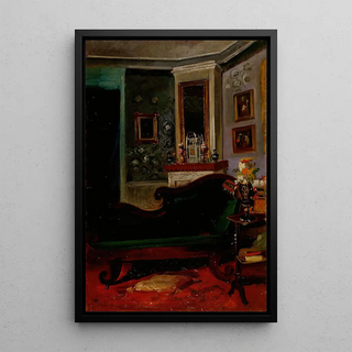 Robert Wilhelm Ekman - Green Sofa.webp