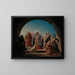 Jesus erweckt Lazarus - Robert Wilhelm Ekman — gerahmtes Bild an der Wand