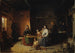 Kreeta Haapasalo, die Kantele in einem bäuerlichen Cottage spielend - Robert Wilhelm Ekman — Ansicht des Kunstwerks
