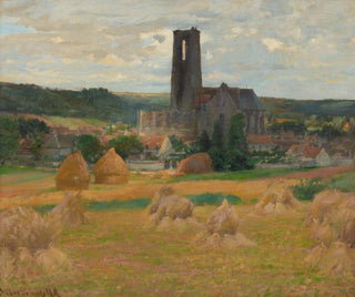 Mühlen am Ende des Sommers, Île-de-France - Robert William Vonnoh — Ansicht des Kunstwerks