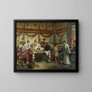 Ein römliches Fest - Roberto Bompiani — gerahmtes Bild an der Wand