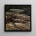Rochers plats au clair de lune - Gustaf Fjåstad — gerahmtes Bild an der Wand