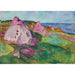Reproduktion des Gemäldes Rochers rouges près d'Åsgårdstrand - Edvard Munch
