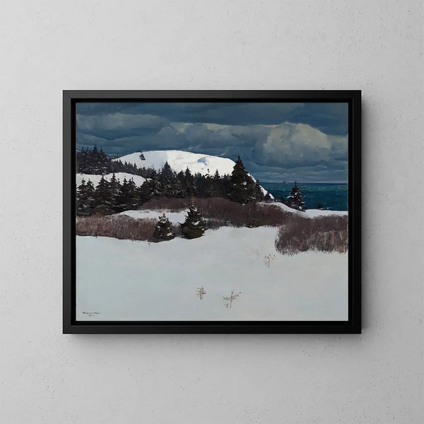 Côte du Maine - Rockwell Kent — gerahmtes Bild an der Wand