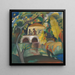 Rococo - August Macke — gerahmtes Bild an der Wand
