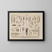 Atlas der Tierwelt Brasiliens Pl03 - Rodolpho von Ihering — gerahmtes Bild an der Wand