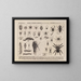 Atlas der Tierwelt Brasiliens Pl05 - Rodolpho von Ihering — gerahmtes Bild an der Wand