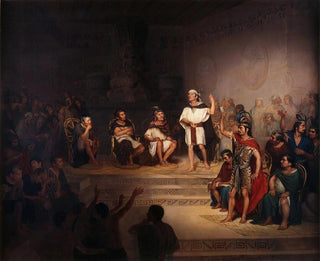Der tlaxcaltekische Senat - Rodrigo Gutiérrez — Ansicht des Kunstwerks