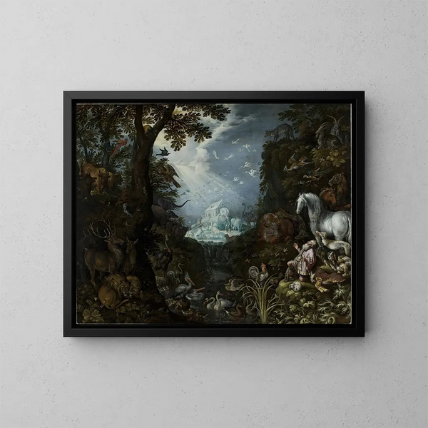 L'Arche de Noé - Roelant Savery — gerahmtes Bild an der Wand