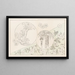 Shinsen moyo no shiori Pl14 - Rokkaku Shisui — gerahmtes Bild an der Wand