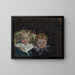 Portrait eines Kindes - Roland Maser — gerahmtes Bild an der Wand