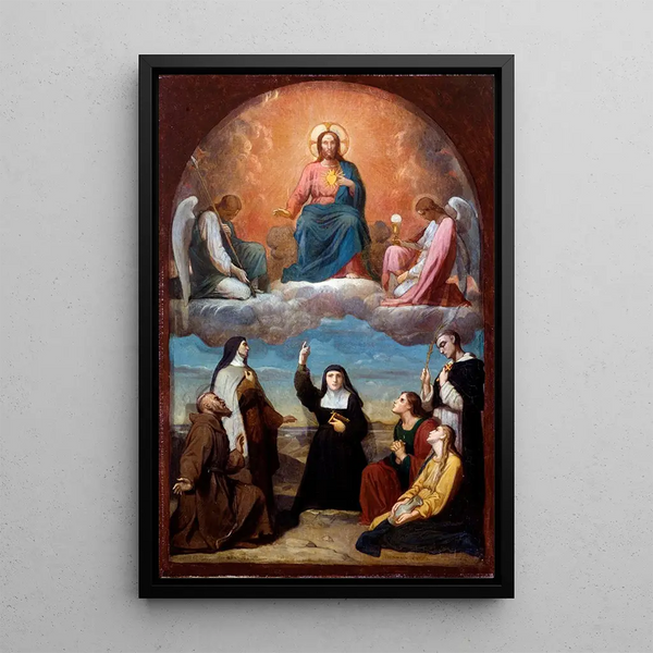 Le Sacré-Cœur - Romain Cazes — gerahmtes Bild an der Wand