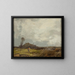 Landschaft bei der Landhaus mit einer Hütte - Roman Kazimierz Kochanowski — gerahmtes Bild an der Wand