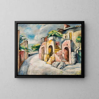 Roman Kramsztyk - Landscape from Catalonia Small street in Collioure.webp