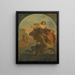 Hercule und Déjanire - Schule von Rom — gerahmtes Bild an der Wand