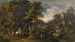 Bauern in einer Landschaft - Schule von Rom — Ansicht des Kunstwerks