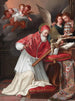 Saint Pie V und das Wunder des Kreuzes - Schule von Rom — Ansicht des Kunstwerks