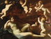 Venus und Amor mit Amorinen - Schule von Rom — Ansicht des Kunstwerks