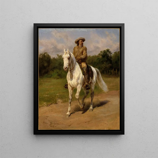 Colonel William F. Cody Buffalo Bill - Rosa Bonheur — gerahmtes Bild an der Wand