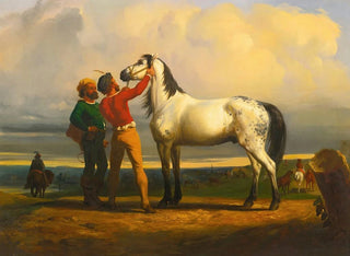 Das graue Pferd - Rosa Bonheur — Ansicht des Kunstwerks