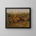 Absetzen der Kälber - Rosa Bonheur — gerahmtes Bild an der Wand