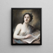 La Poésie - Rosalba Carriera — gerahmtes Bild an der Wand