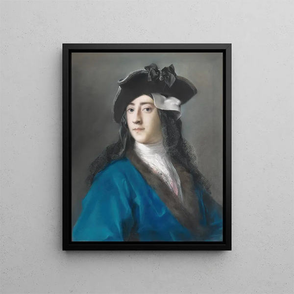 Rosalba Carriera - Gustavus Hamilton 17101746 Second Viscount Boyne in Masquerade Costume.webp