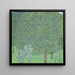 Roseraies sous les arbres - Gustav Klimt — gerahmtes Bild an der Wand
