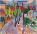 Route mit Bäumen in der Nähe von Freidorf - Hermann Scherer — Ansicht des Kunstwerks