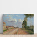 Reproduktion des Gemäldes Route de Versailles, Rocquencourt - Camille Pissarro