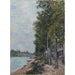 Reproduktion des Gemäldes Route entlang der Seine in Saint-Mammès - Alfred Sisley