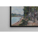 Reproduktion des Gemäldes Route entlang der Seine in Saint-Mammès - Alfred Sisley