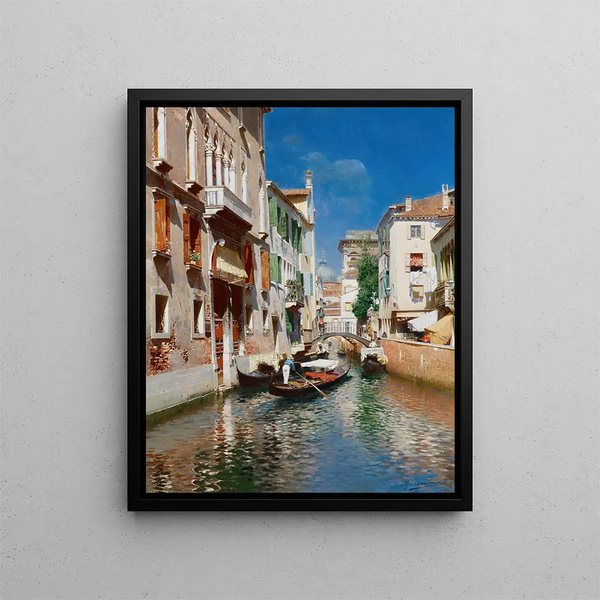 Rubens Santoro - Gondolas in Venice.webp