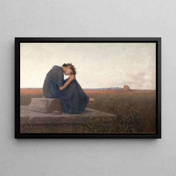 Rudolf Bacher - Campagna Di Roma Grabmal Der Caecilia Metella.webp