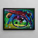 Rondo - Rudolf Bauer — gerahmtes Bild an der Wand