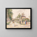 Promenade dominicale au Stubenring - Rudolf Bernt — gerahmtes Bild an der Wand