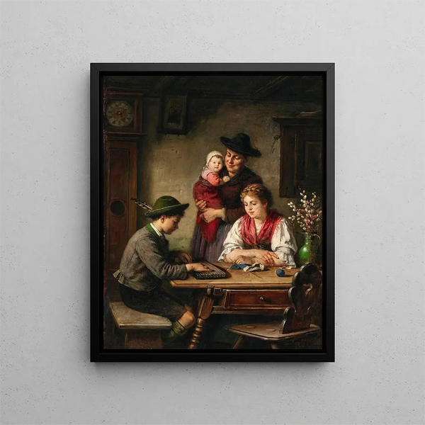 Rudolf Epp - The Young Zither Player.webp