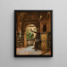 Garder l'Alhambra - Rudolf Ernst — gerahmtes Bild an der Wand