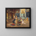 La Charité chez les derviches de Scutari - Rudolf Ernst — gerahmtes Bild an der Wand