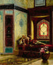 Dame orientale langoureuse avec une rose - Rudolf Ernst — Ansicht des Kunstwerks