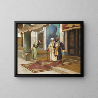 Rudolf Ernst - Leaving The Mosque.webp