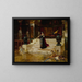Salom und die Tiger - Rudolf Ernst — gerahmtes Bild an der Wand