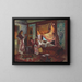 Prendre le thé dans le harem - Rudolf Ernst — gerahmtes Bild an der Wand