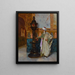 Pflegen Sie die Lampe - Rudolf Ernst — gerahmtes Bild an der Wand