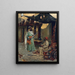 Der Waffenhändler - Rudolf Ernst — gerahmtes Bild an der Wand