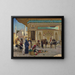 Die Fontaine von Ahmed III in Istanbul - Rudolf Ernst — gerahmtes Bild an der Wand