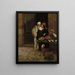 Der Orangengeschäftsmann - Rudolf Ernst — gerahmtes Bild an der Wand