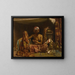 Der Teppichhändler - Rudolf Ernst — gerahmtes Bild an der Wand