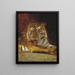 Tiger - Rudolf Ernst — gerahmtes Bild an der Wand