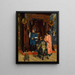 Fidèles dans un Sanctuaire Bouddhiste - Rudolf Ernst — gerahmtes Bild an der Wand